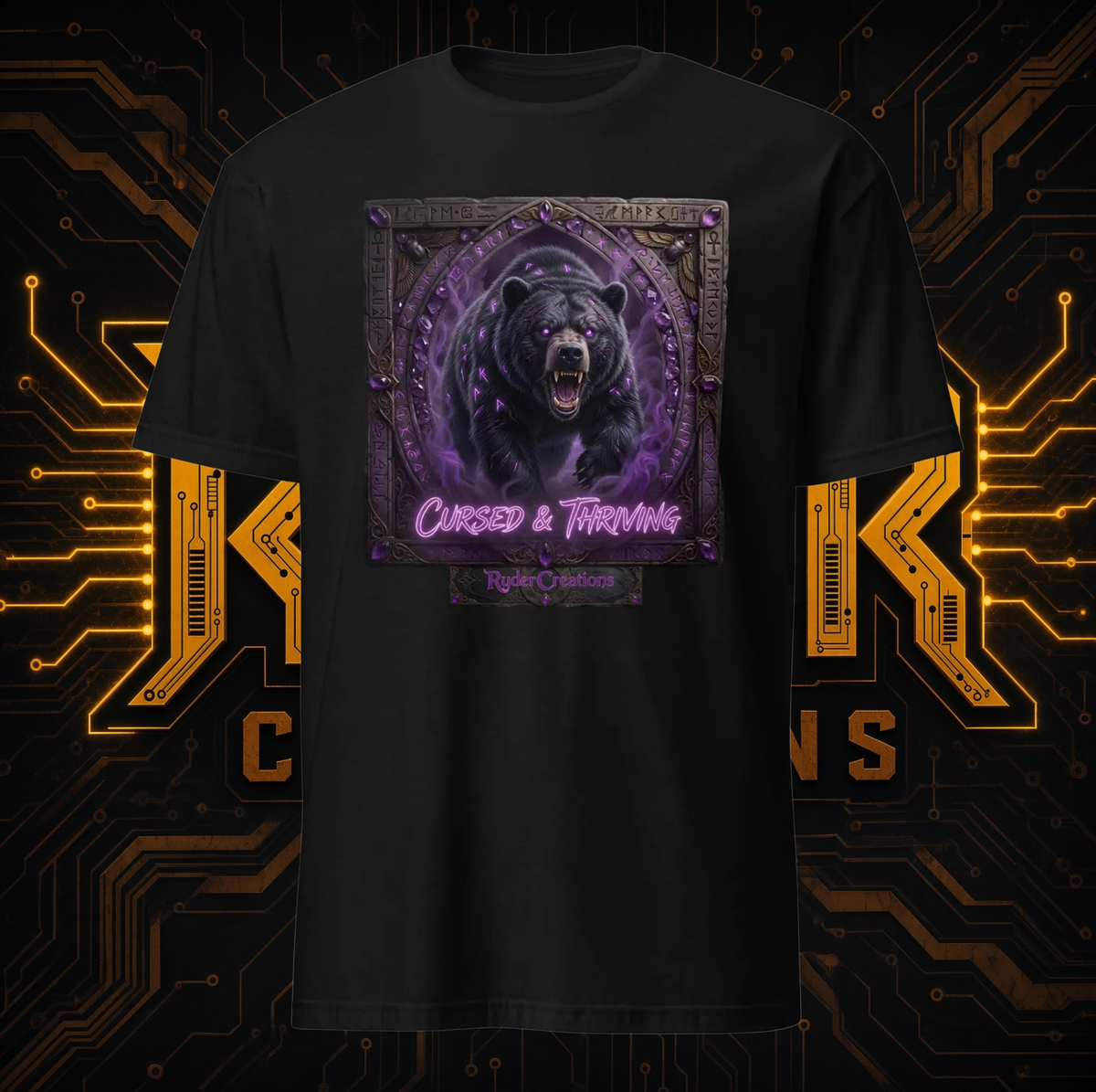 Savage Raging Black Bear T-Shirt