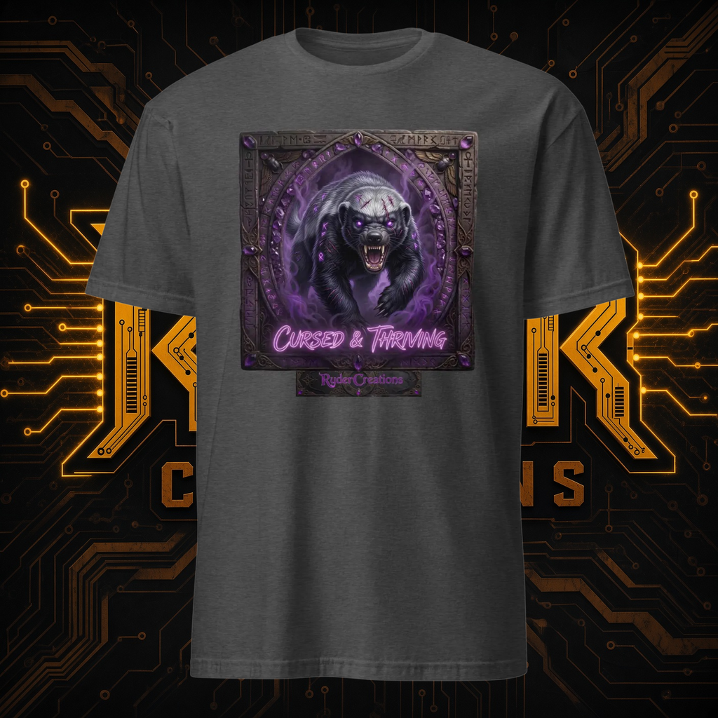 Dark Gothic Honey Badger T-Shirt