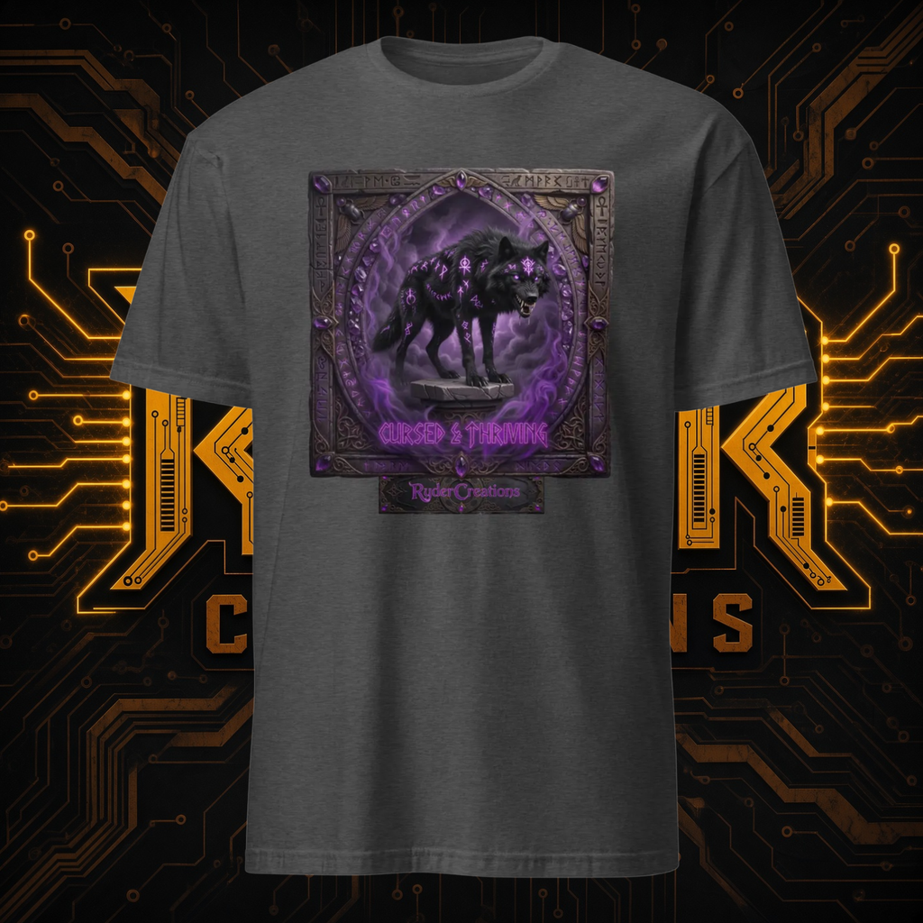 Haunting Purple Eyed Wolf T-Shirt