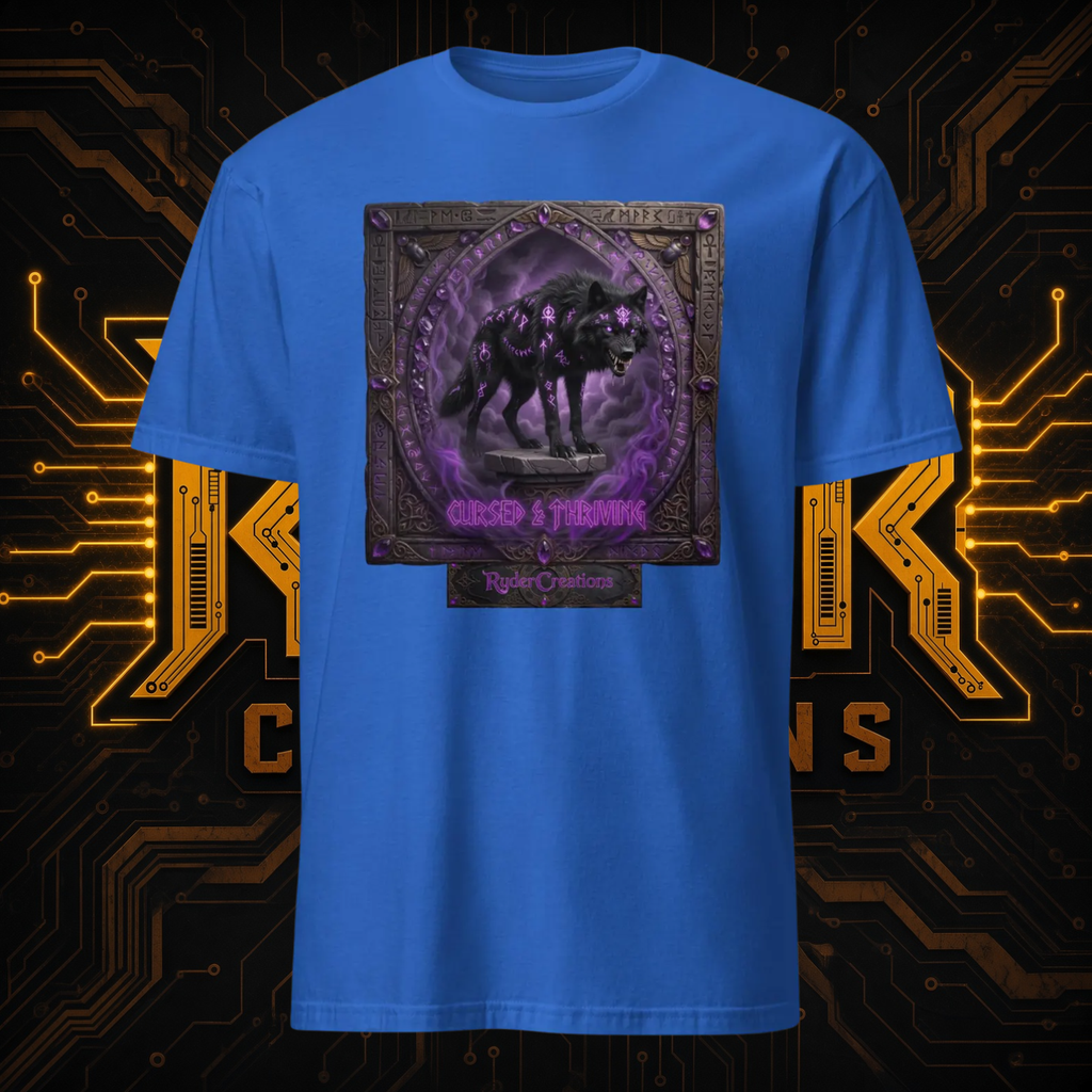 Haunting Purple Eyed Wolf T-Shirt