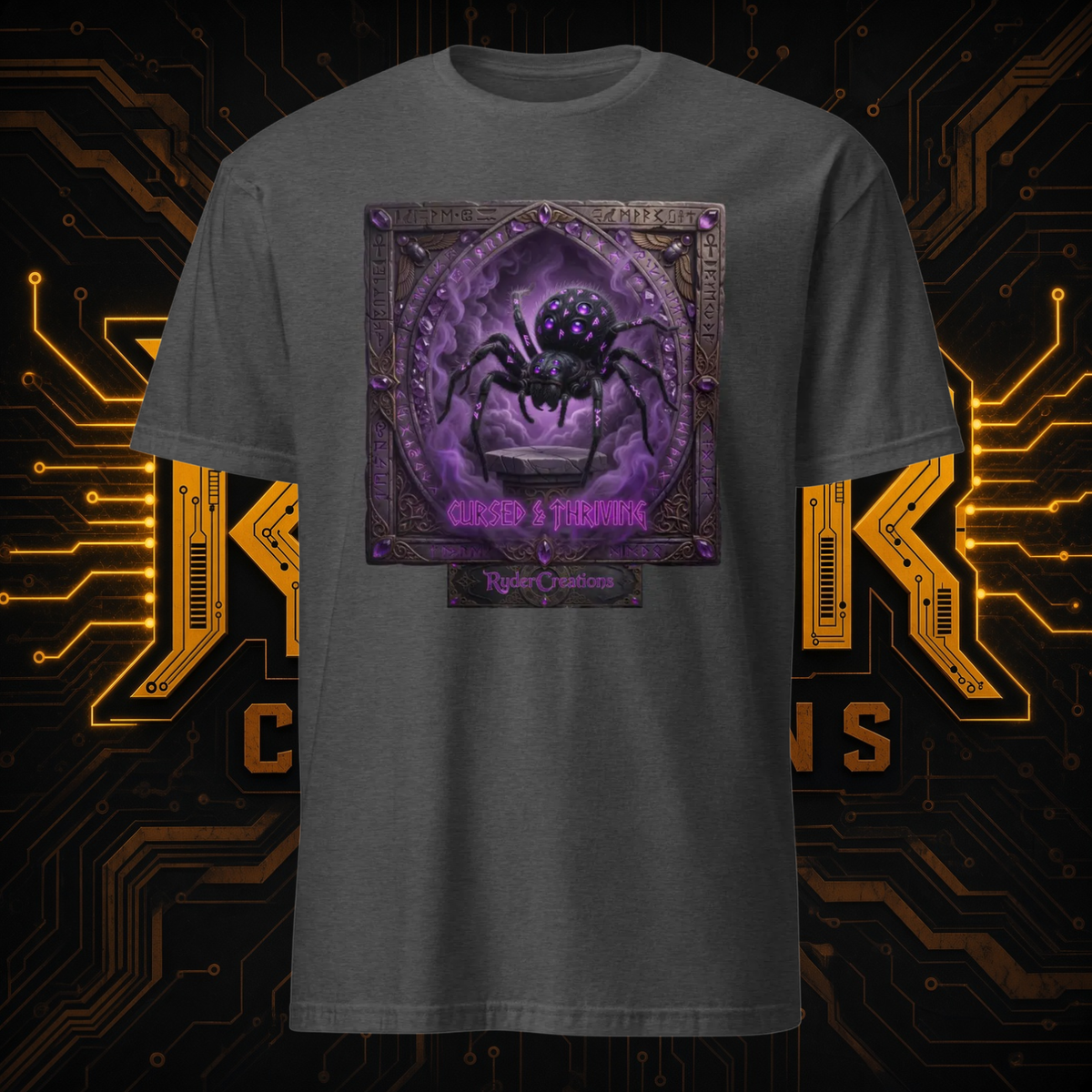 Dark Gothic Spider T-Shirt