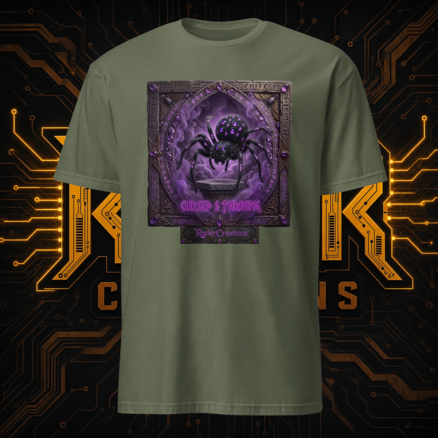 Dark Gothic Spider T-Shirt