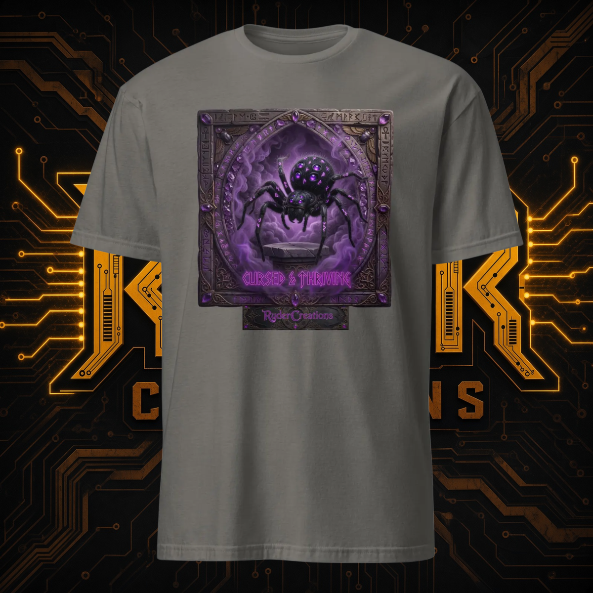 Dark Gothic Spider T-Shirt