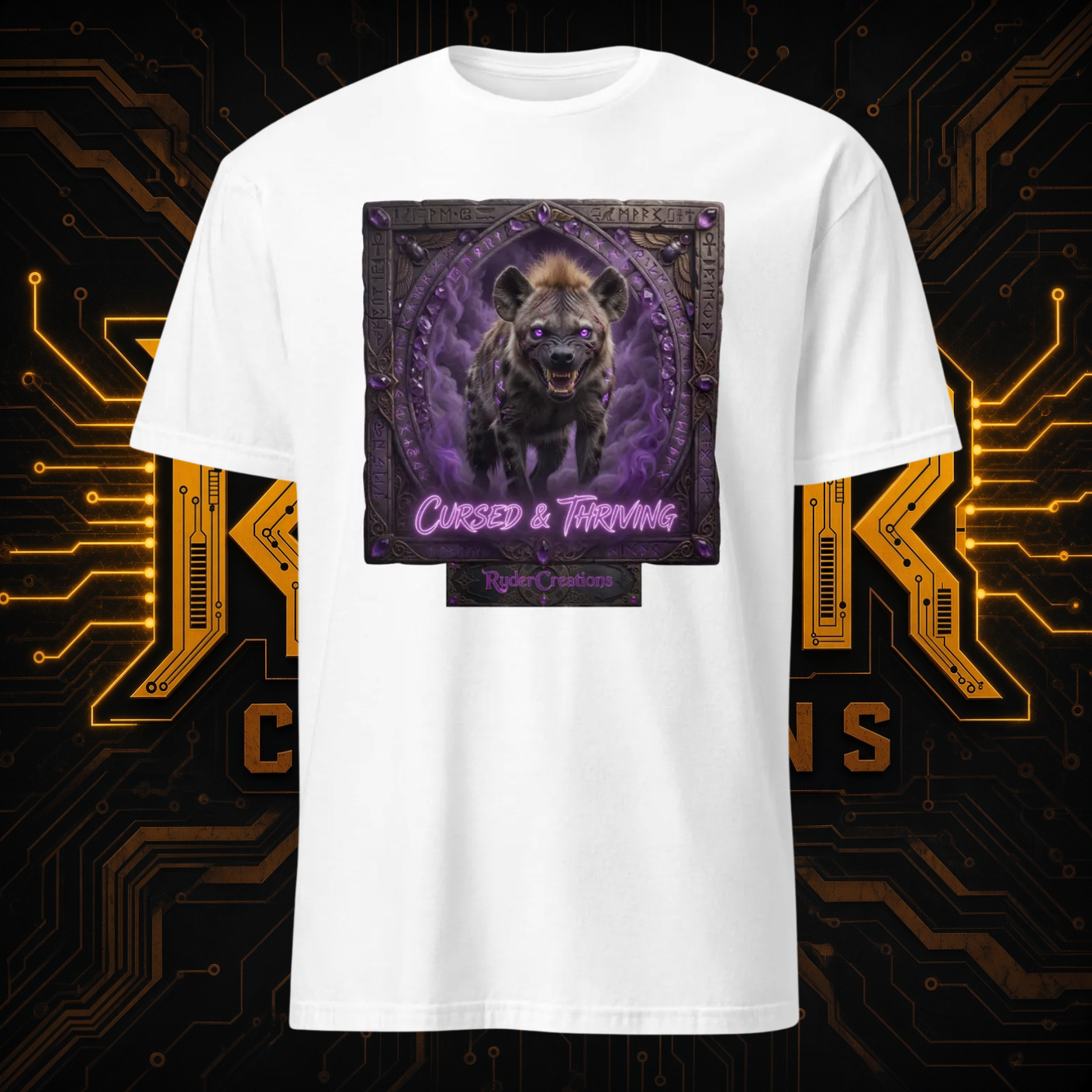 Dark Gothic Hyena T-Shirt