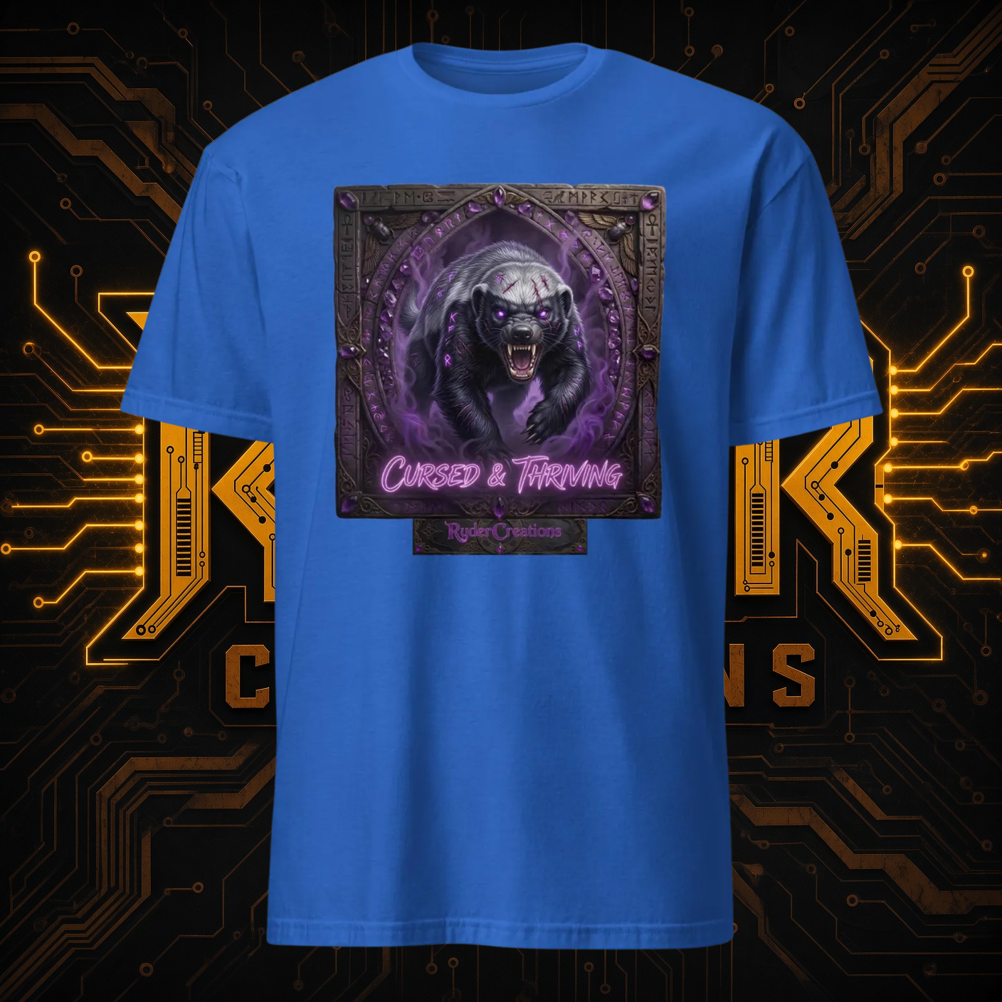 Dark Gothic Honey Badger T-Shirt
