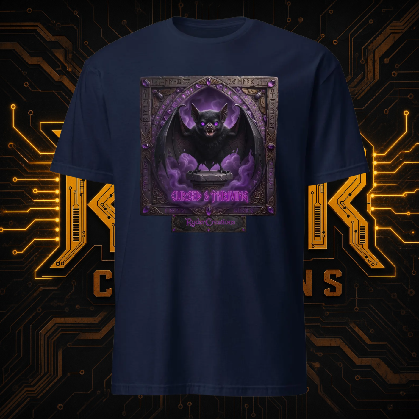 Nocturnal Shadow Bat T-Shirt