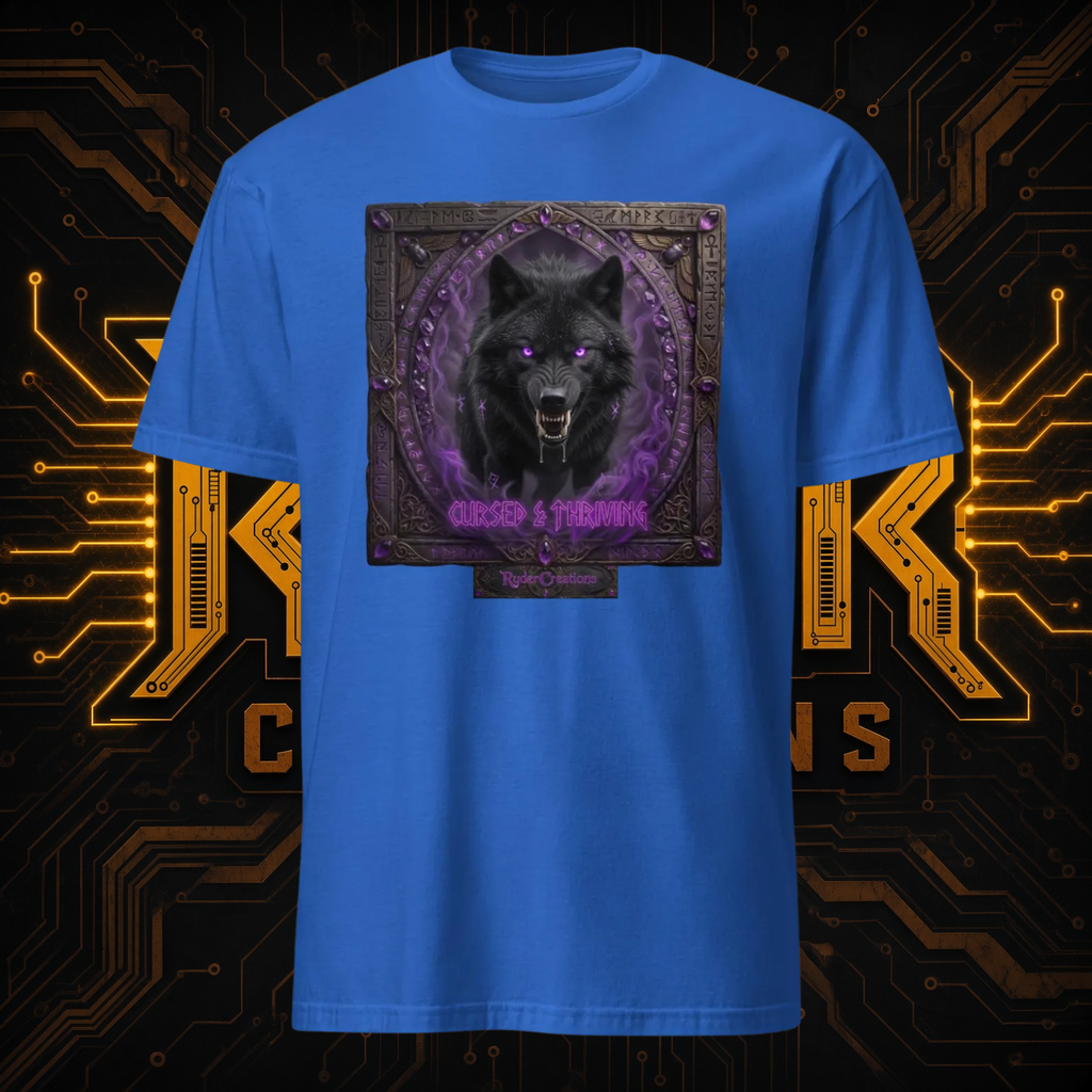 Cursed Mystic Black Wolf T-Shirt