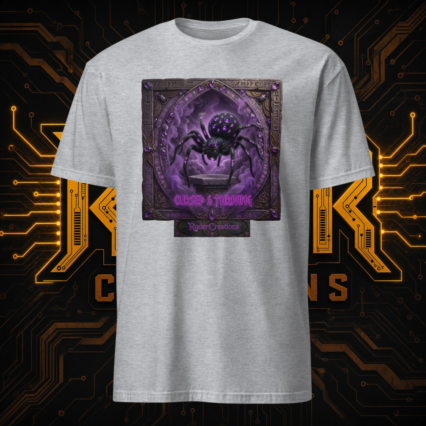 Dark Gothic Spider T-Shirt