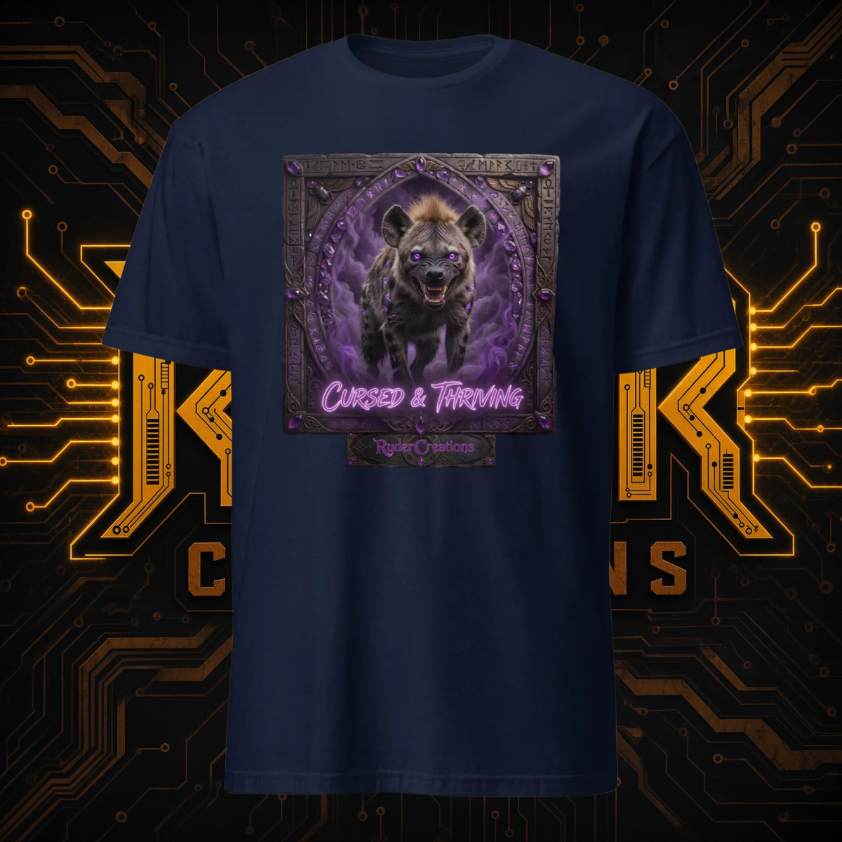 Dark Gothic Hyena T-Shirt