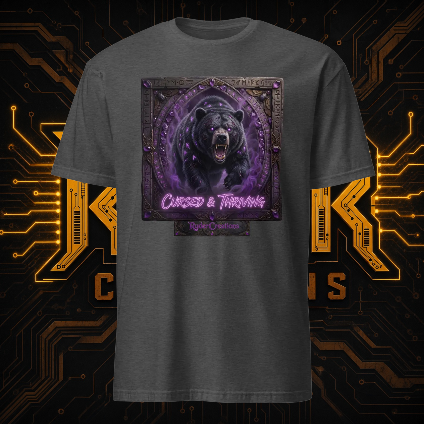 Savage Raging Black Bear T-Shirt