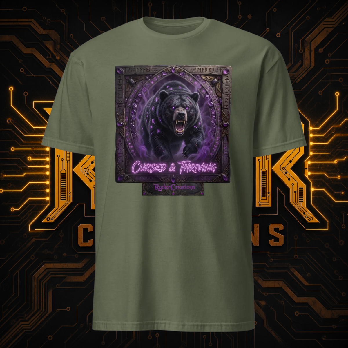 Savage Raging Black Bear T-Shirt
